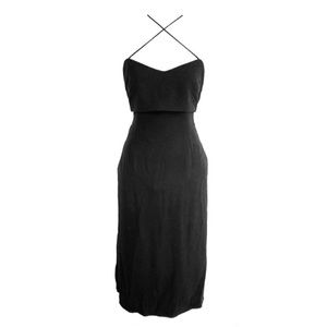 *SALE TODAY ONLY* Free People black midi dress